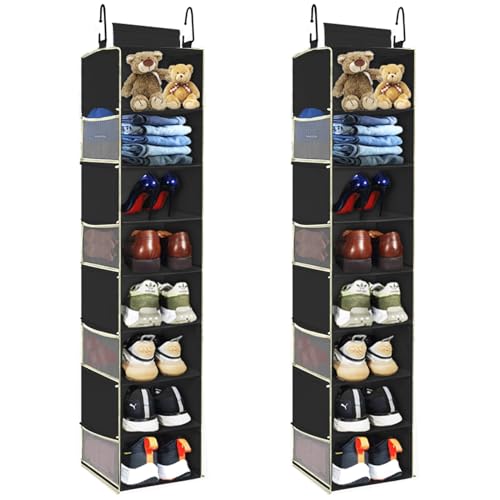 2 Pack Large Sized Hanging Shoe Organizer 8