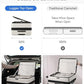 Checked Top Opening Expandable Suitcase