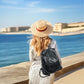 Women Backpack Purse PU Leather Anti