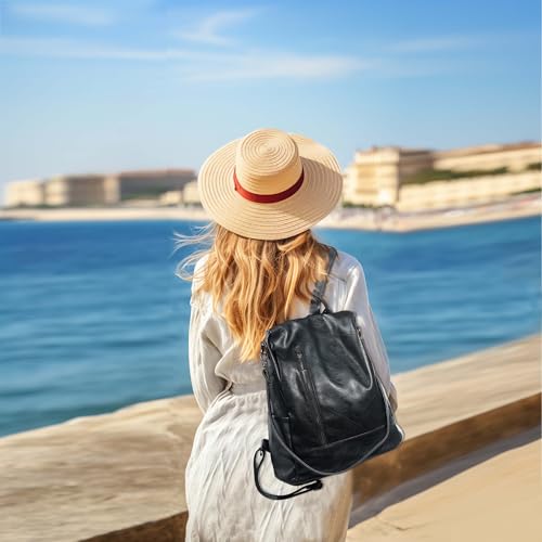 Women Backpack Purse PU Leather Anti