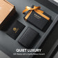 Pop up Card Wallet Minimalist Cash Wallets RFID Blocking Leather Smart Credit Card Holder with ID window for Men