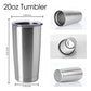 20oz Stainless Steel Tumblers Bulk (4 Count)