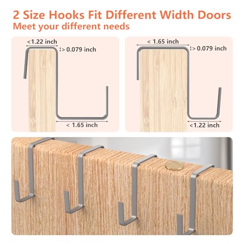 40 Large Pockets Over The Door Shoe Organizer