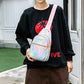 Small Sling Bag For Women Men Casual Crossbody Sling Backpack