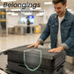 28 Inch Checked Luggage with Spinner Wheels