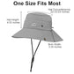 Sun Hats for Women Bucket Hat UV Protection Fishing Hat Wide Brim Safari Hats 2 in 1 Zip