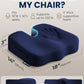 Seat Cushion Memory Foam Chair Cushion for Tailbone Pain Relief