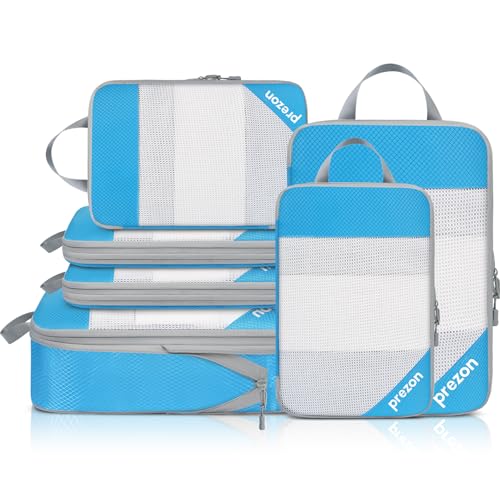 Compression Packing Cubes for Travel (6 Count)