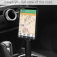 Solid GPS Cup Holder Mount for Garmin [Adjustable Arm]