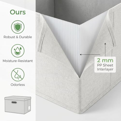Storage Bins with Lids [3 (3 Count)