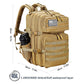 Military Tactical Backpack for Men and Women 45L Army 3 Days Assault Pack Bag Large Rucksack with Molle System Khaki