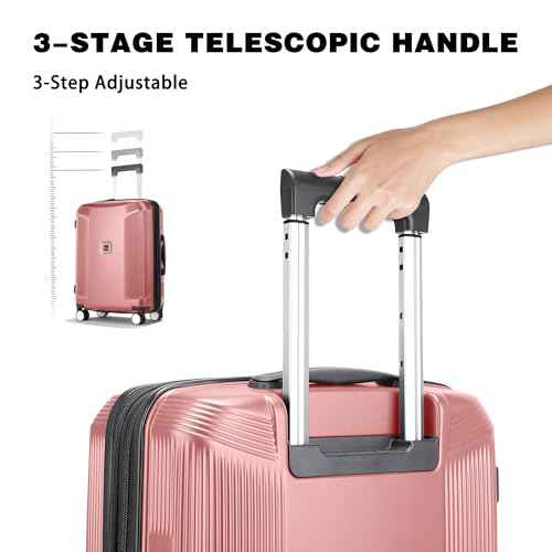 2 Piece Hardshell Suitcases Set 20 (2 Count)