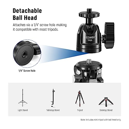 Mini Metal Table Tripod with 360° Ball Head