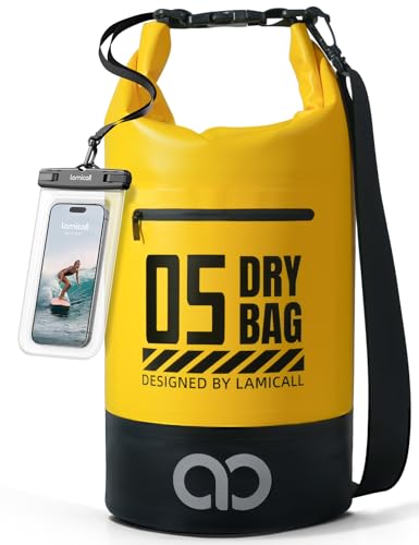 Dry Bag Waterproof Backpack with Phone Pouch 5L