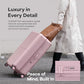 Checked Expandable Suitcase