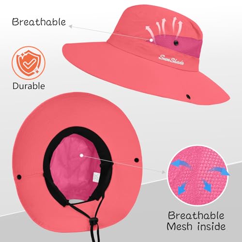 Women's Ponytail Safari Sun Hat