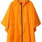 Adult Rain Poncho Waterproof Hooded Zipper Raincoat with Pockets