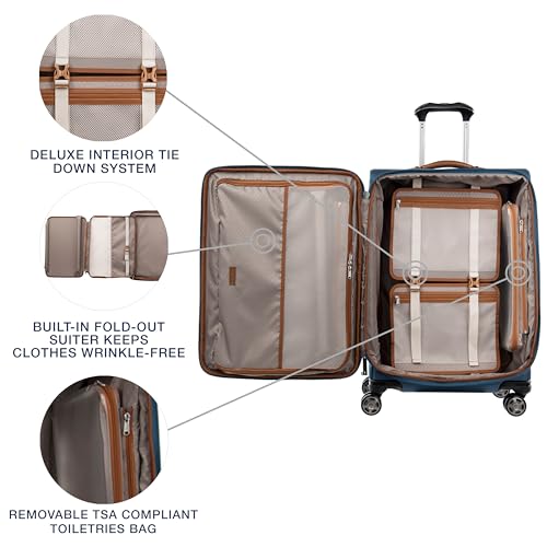 Platinum Elite Checked Luggage Spinner