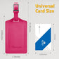 2 Pack Luggage Tags for Suitcases Airplane Travel Essentials (2 Count)