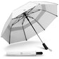Premium Collapsible Small Travel Umbrella Compact