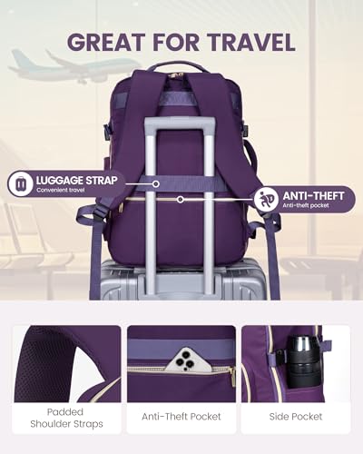 50L Travel Backpack Flight Approved Carry on Backpack
