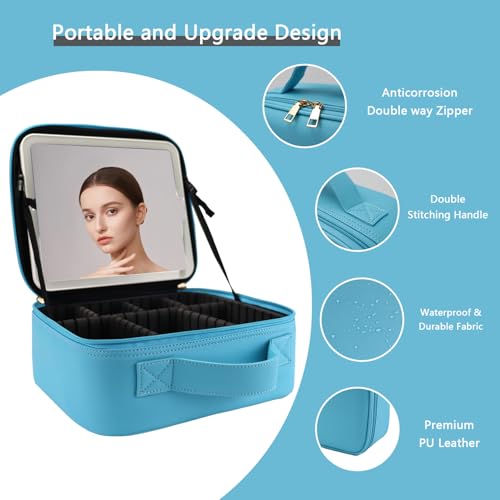 Makeup Bag with Led Mirror