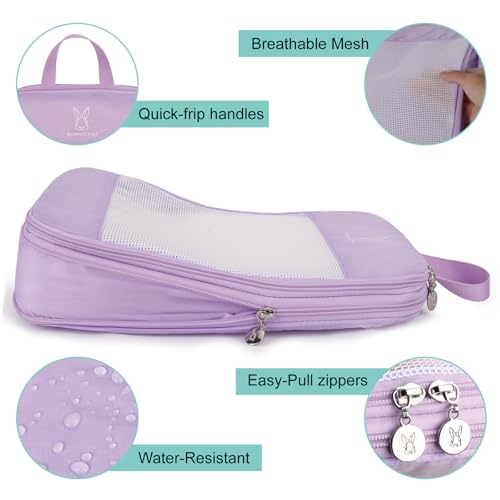 6 Set Space Saving Compression Packing Cubes Lightweight Packing Cube