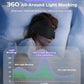 Sleep Mask Bluetooth Headphones Weighted Sleeping Mask 3D Eye Mask Pressure Relief Night Sleep Eye Mask Music Sleeping Headphones for Side Sleepers Meditation Gifts for Men Women