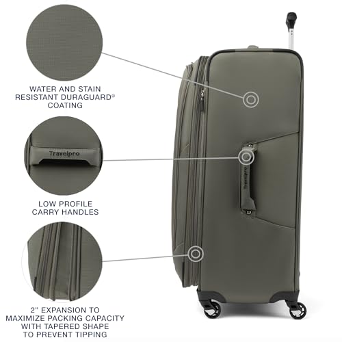 Maxlite 5 Softside Checked Luggage Spinner