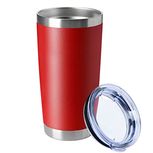 20oz Tumblers Stainless Steel Mugs with Lid Double Wall Vacuum Insulated Coffee Cups for Cold & Hot Drinks