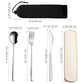 3 Piece Portable Travel Utensils Set with Case 18 (3 Count)