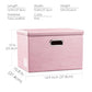 Foldable Storage Bins with Lids [5 (5 Count)