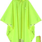 Hooded Rain Poncho for Adult Waterproof Lightweight Raincoat