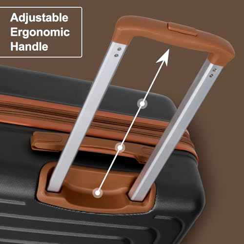 Hardside Expandable 3PCS Luggage Set with Spinner Wheels (3 Count)
