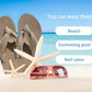 Flip Flops for Women Arch Support Summer Beach Sandals Camel Size 8
