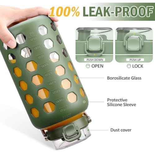 84 oz Glass Water Bottle