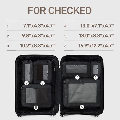 TripCozy Compression Packing Cubes