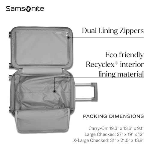 UpLIFT Carry On Hardside Luggage with Spinner Wheels
