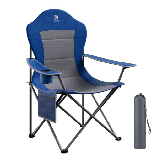 High Back Folding Camping Chair Oversized and Fully Padded