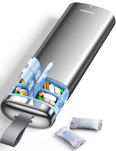 Metal Pill Organizer 2 Times a Day