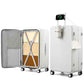 28 Inch Top Opening Checked Luggage with Cup Holder and USB Ports