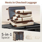 Luggage Sets 3 Piece with TSA Lock Hardside PC+ABS Carry On Suitcase with YKK Zippers Lightweight Rolling Travel Luggage Sets with Spinner Wheels (5 Count)