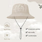 Waterproof Bucket Hats for Woman UPF 50+ Sun Hat Beige