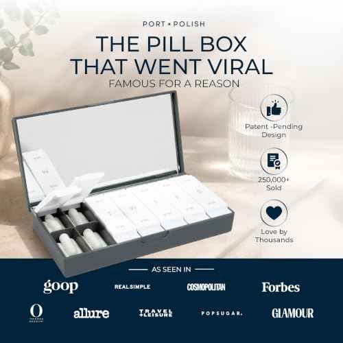 Designer Weekly Pill Box Organizer