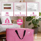 4 Pack Extra Large Moving Bags with Backpack Straps & Handles (4 Count)