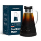 Airtight Cold Brew Coffee Maker with Tea Infuser & Spout 1.5L