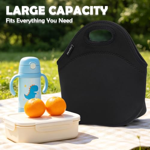 Neoprene kids Lunch box Insulated Soft Bag Mini Cooler Thermal Meal Tote Kit for Boys