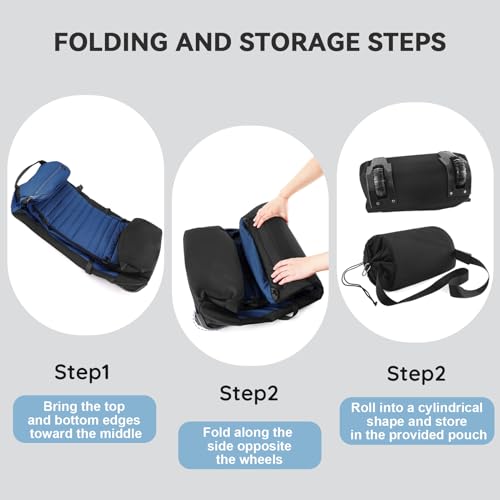 85L 29“ Foldable Rolling Backpack with Wheels