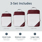 3 Set Compression Packing Cubes for Travel (3 Count)