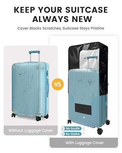 Travelkin Clear Luggage Cover For Suitcase